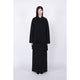 Double Breasted Flare Cardigan / black