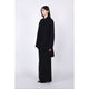 Double Breasted Flare Cardigan / black