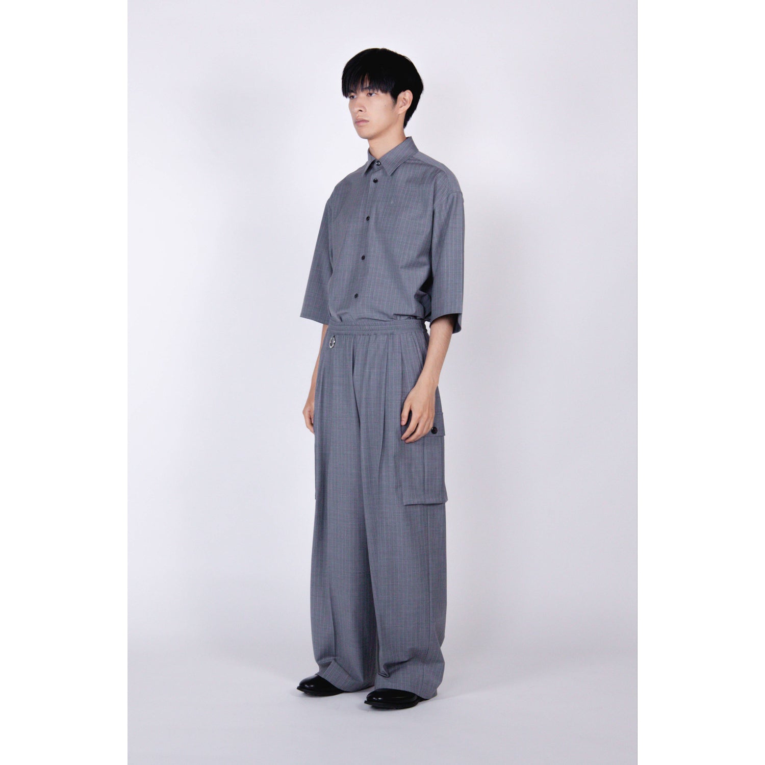 Wide Cargo Pants / black – th products