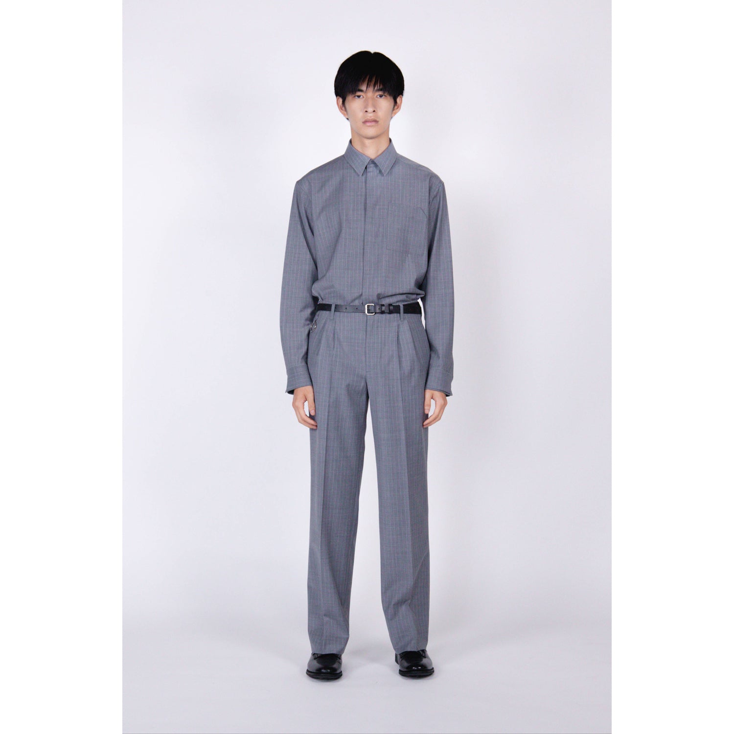 QUINN / Wide Tailored Pants / black – th products QUINN / Wide Tailored Pants / black – th products