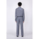 QUINN / Wide Tailored Pants / gray stripe