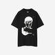 Graphic Print Tee (Artist Wardrobe / Ataru Sato) / black sato