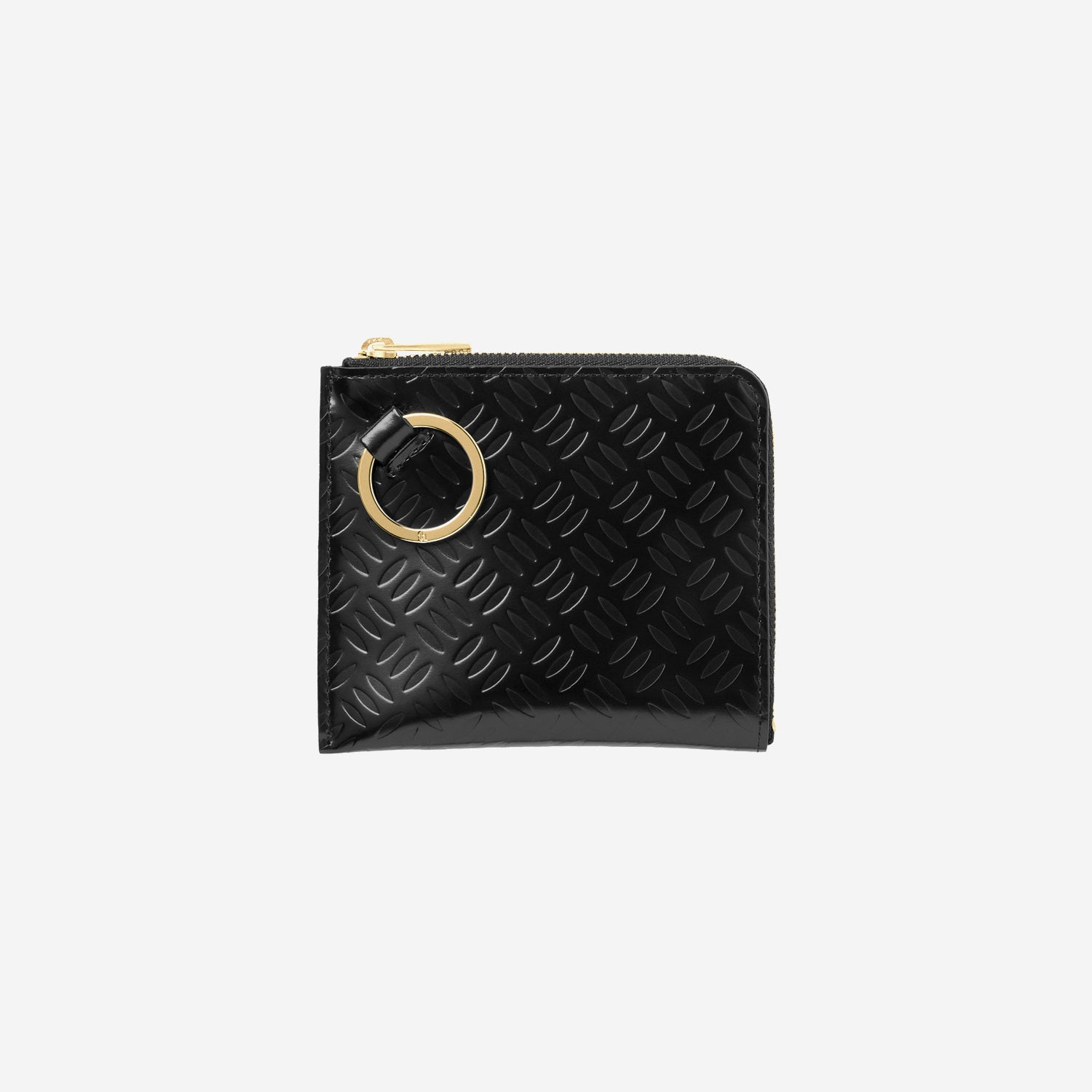 Embossed Coinpurse / black × gold