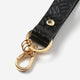 Embossed Key Ring Belt / black × gold