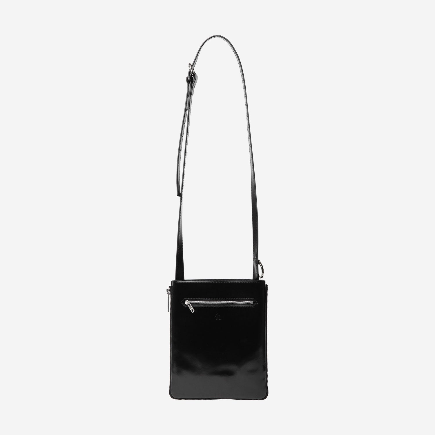 Shoulderbag Small / black × silver