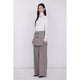 Tailored Detail Wide Pants / beige