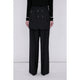 Tailored Detail Wide Pants / black