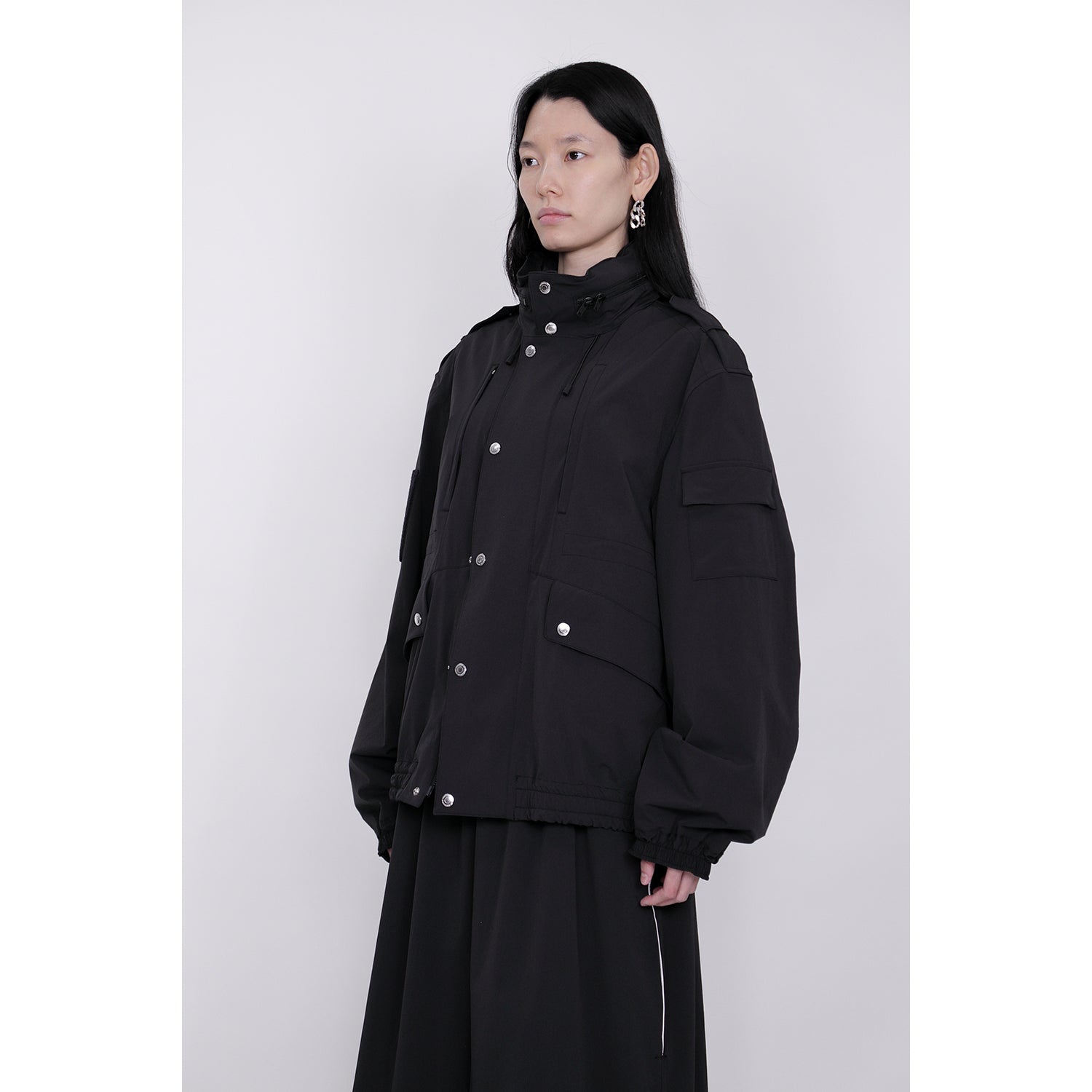 Policeman Jacket Type-B ARTIST WARDROBE / MIYU HOSOI / black – th 