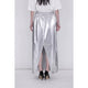 Back Slit Skirt / silver