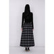 Bonding West Gather Volume Skirt / gray check