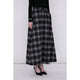Bonding West Gather Volume Skirt / gray check