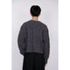 Color Nep Mole Knit Cardigan / gray