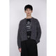 Color Nep Mole Knit Cardigan / gray
