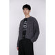 Color Nep Mole Knit Cardigan / gray