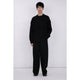 Color Nep Mole Knit Pullover / black