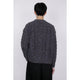Color Nep Mole Knit Pullover / gray