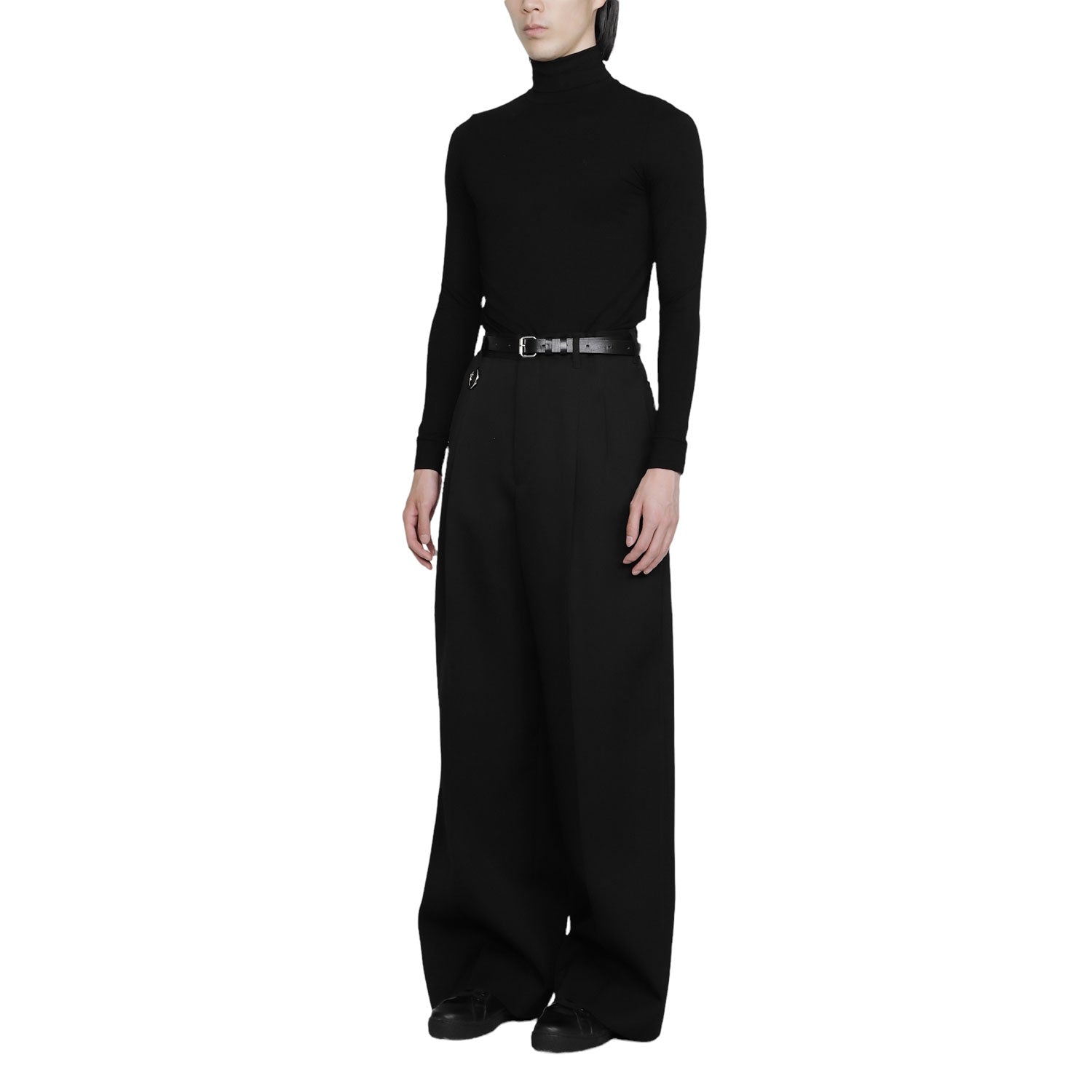 OSCAR / Super Semi-Wide Tailored Pants / black