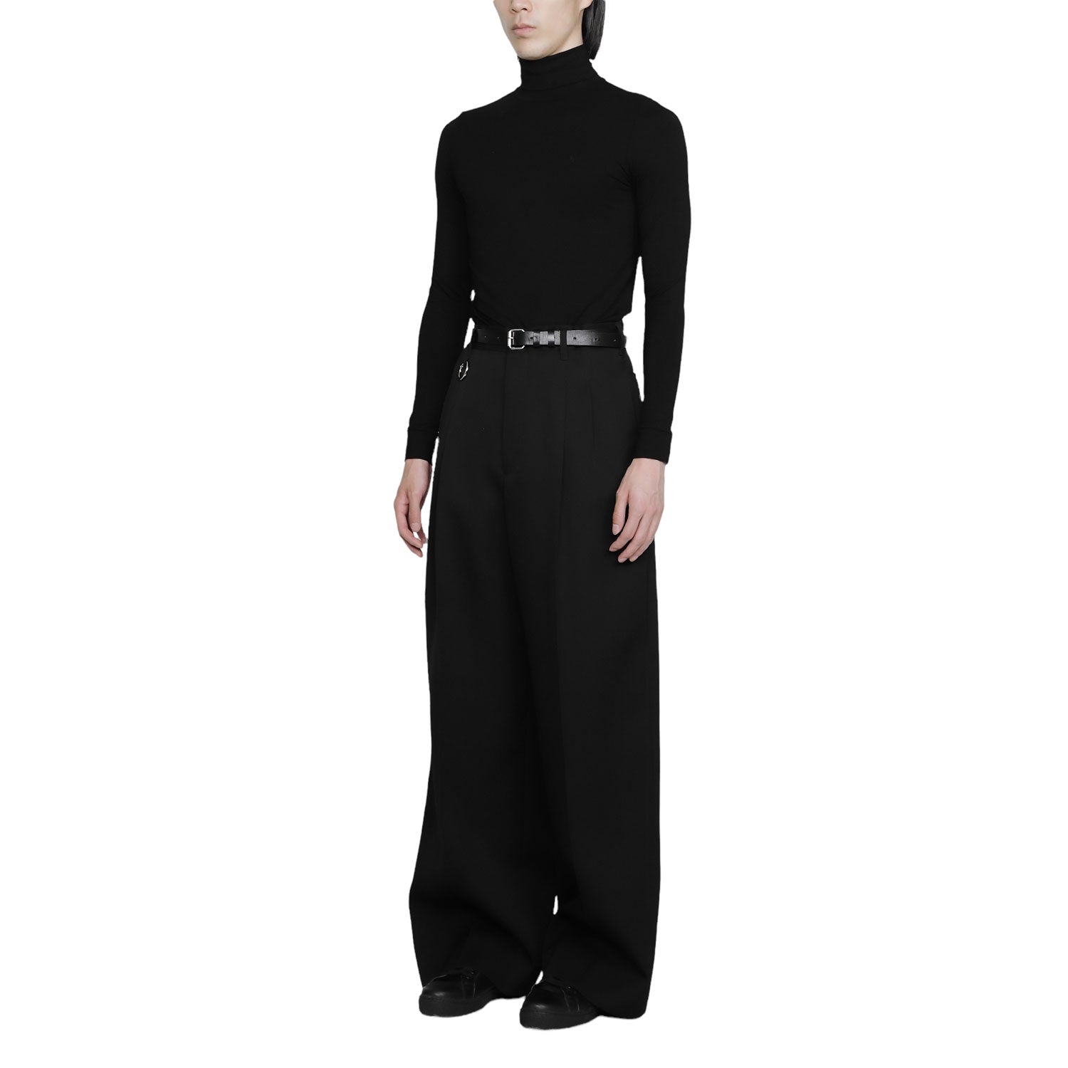 OSCAR / Super Semi-Wide Tailored Pants / black – th products