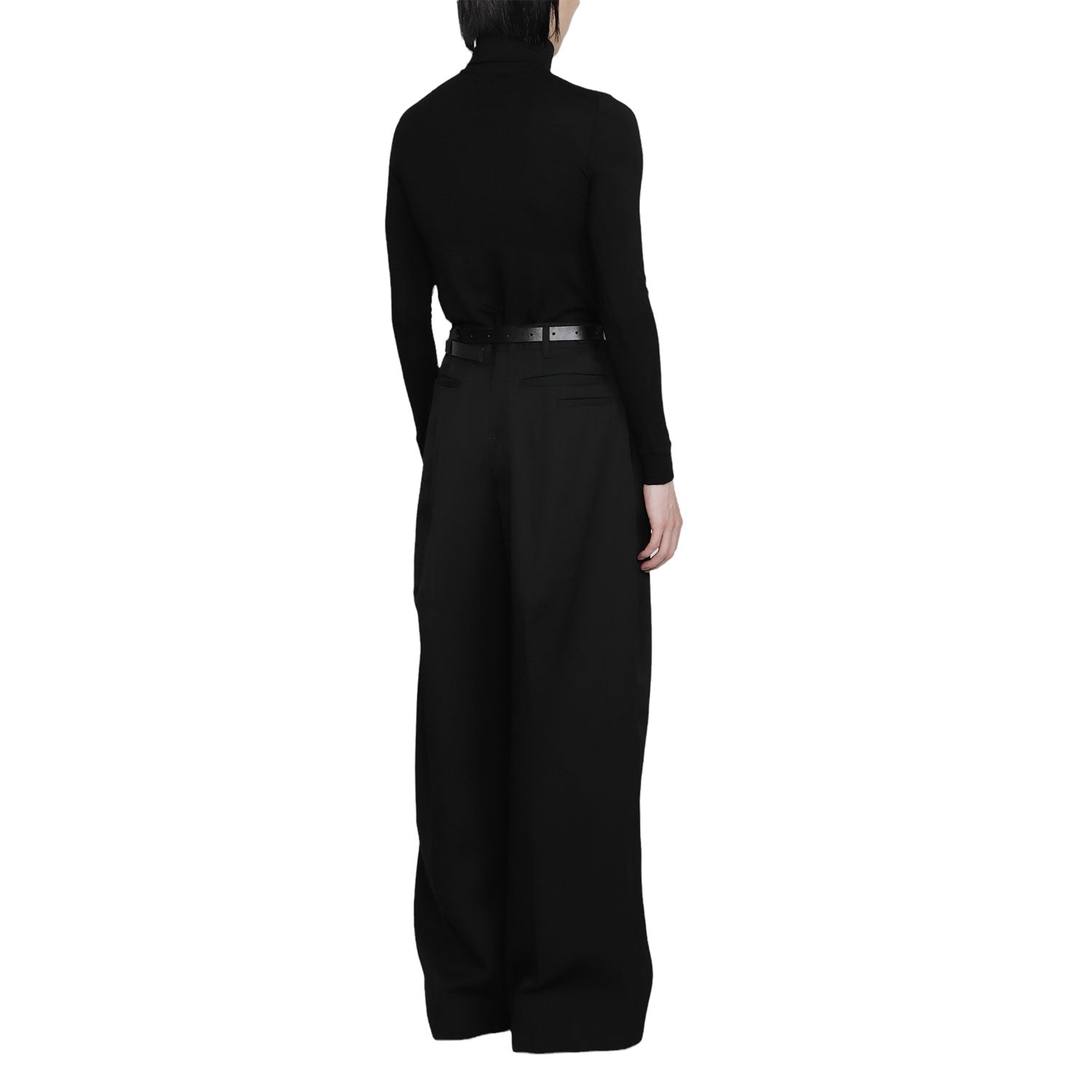OSCAR / Super Semi-Wide Tailored Pants / black