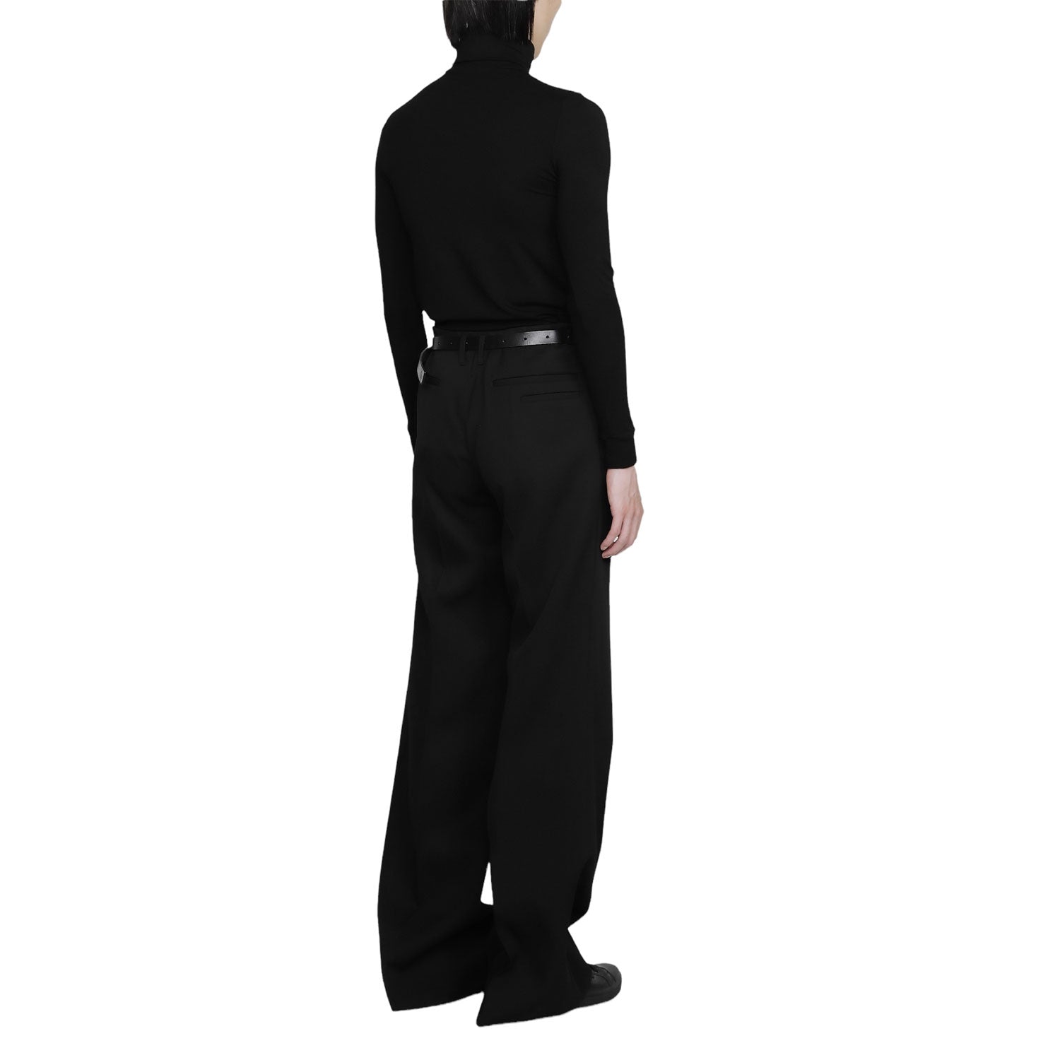 JOSEF / Semi Flard Pants / black