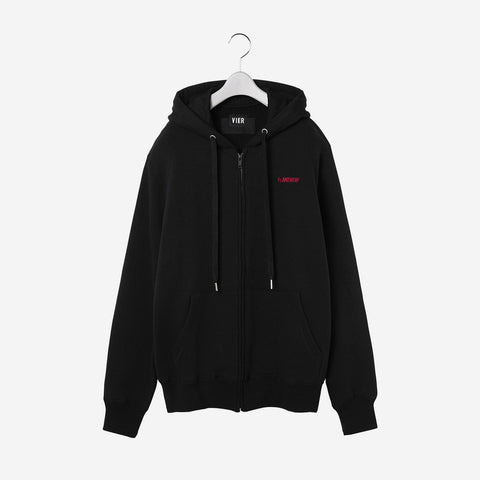 VIER Hooded Parker / black