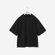 Oversized T-Shirt / charcoal × black