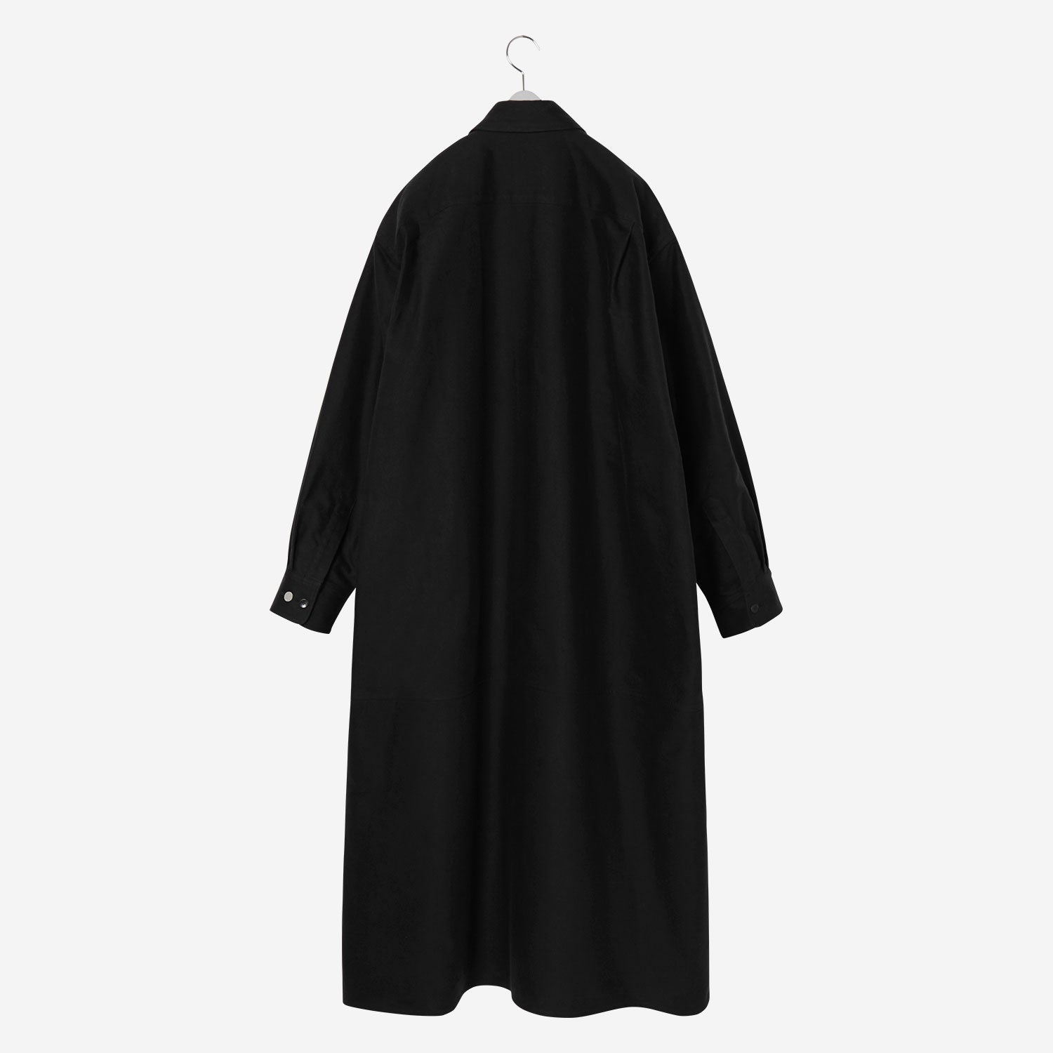 Long Shirt Coat / black