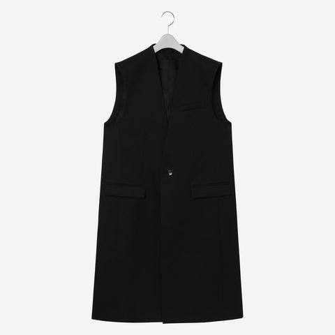 Sleeveless Coat / black