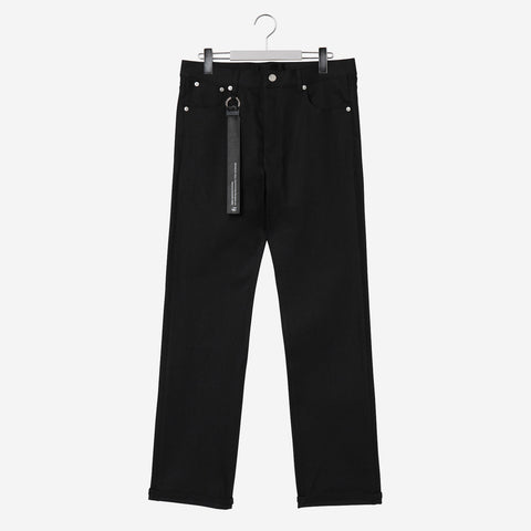 ROBERT / Straight Denim Pants / black