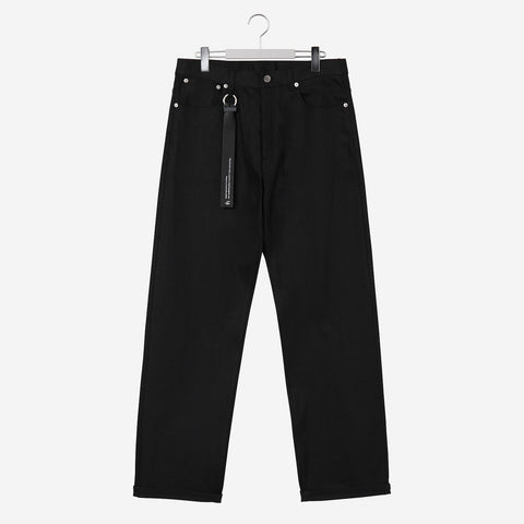 CALDER / Wide Denim Pants / black