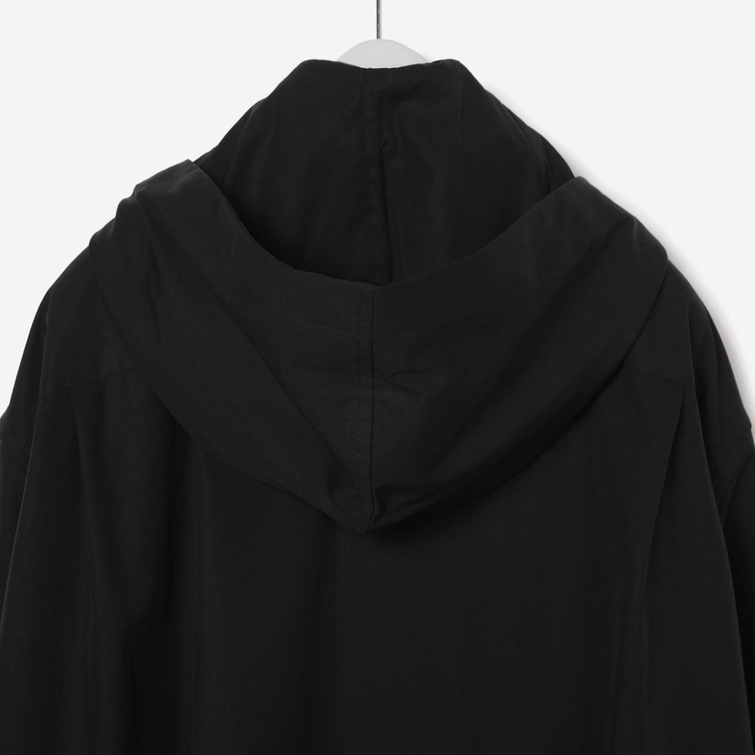 Hooded Oversized Shirt / black – th products