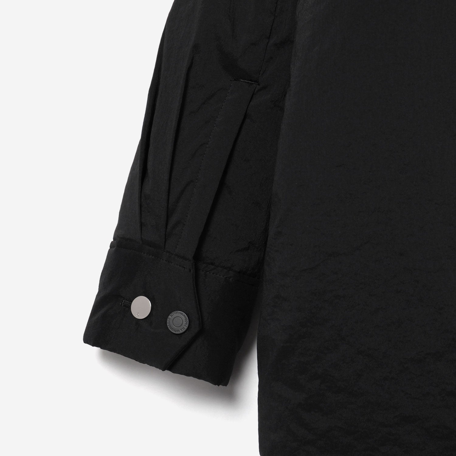 Padded Oversized Shirt / black