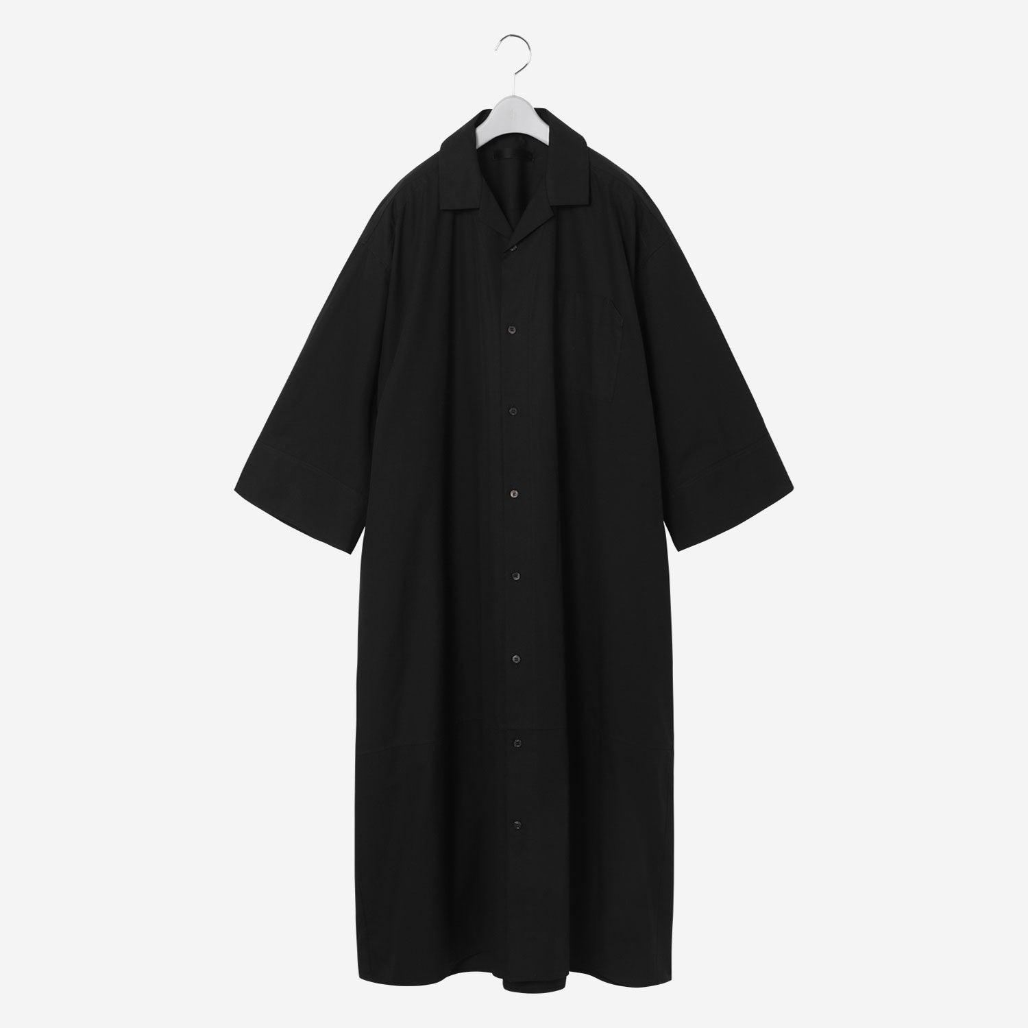 Long Shirt Coat / black