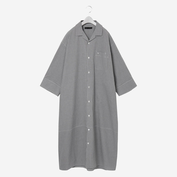 Long Shirt Coat / check