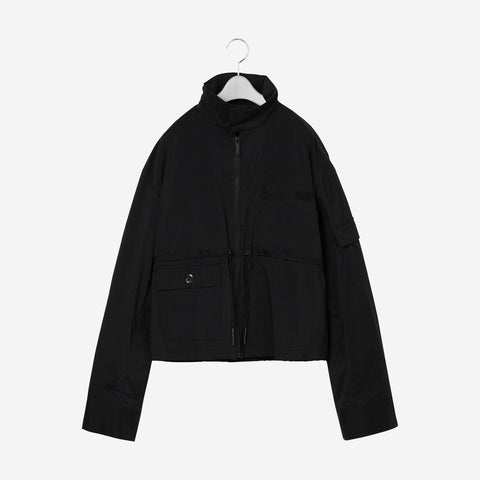 Night Walk collar Jacket / black