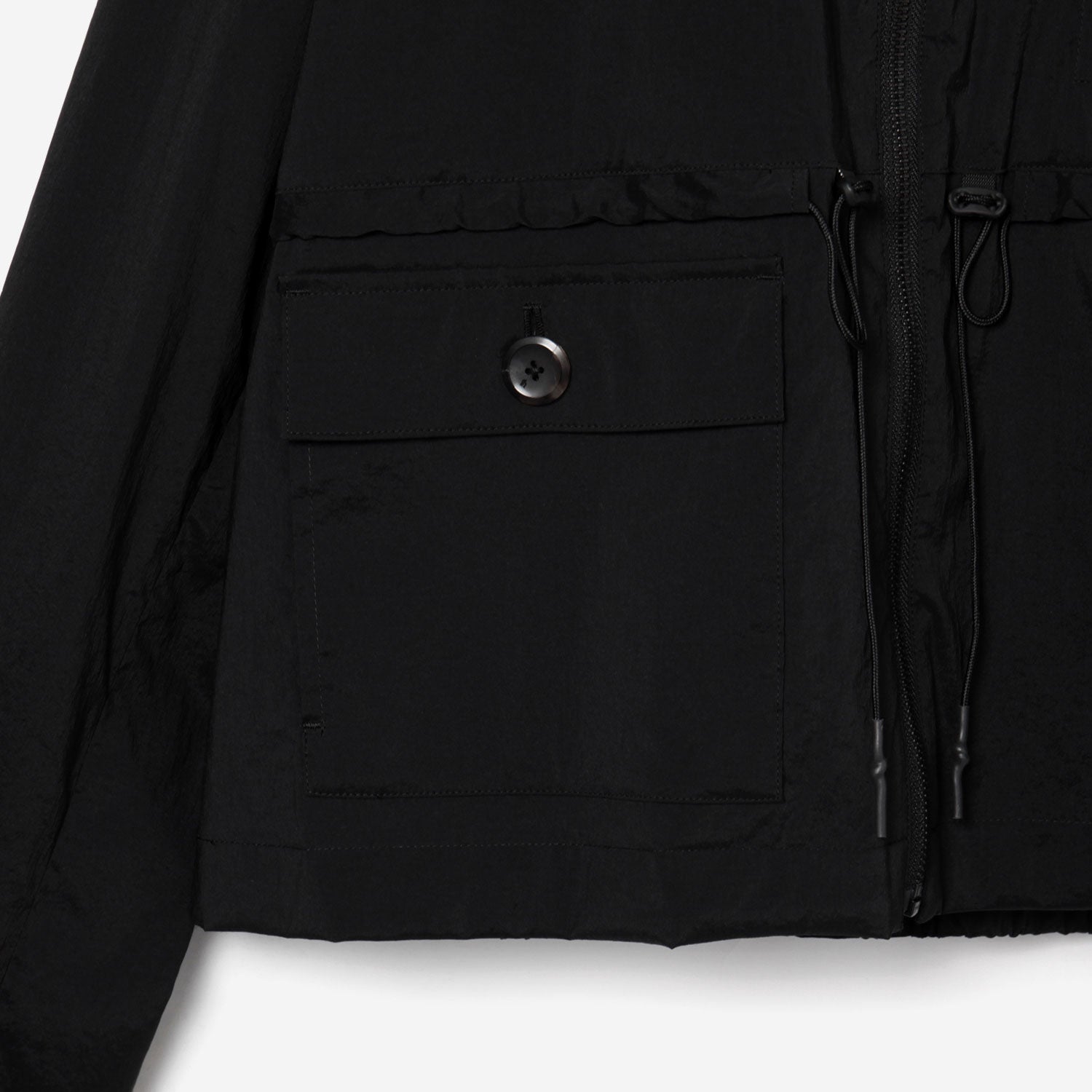 Night Walk collar Jacket / black