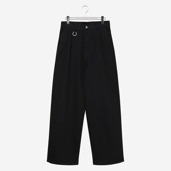HAUSER / Super Wide Denim Pants / black