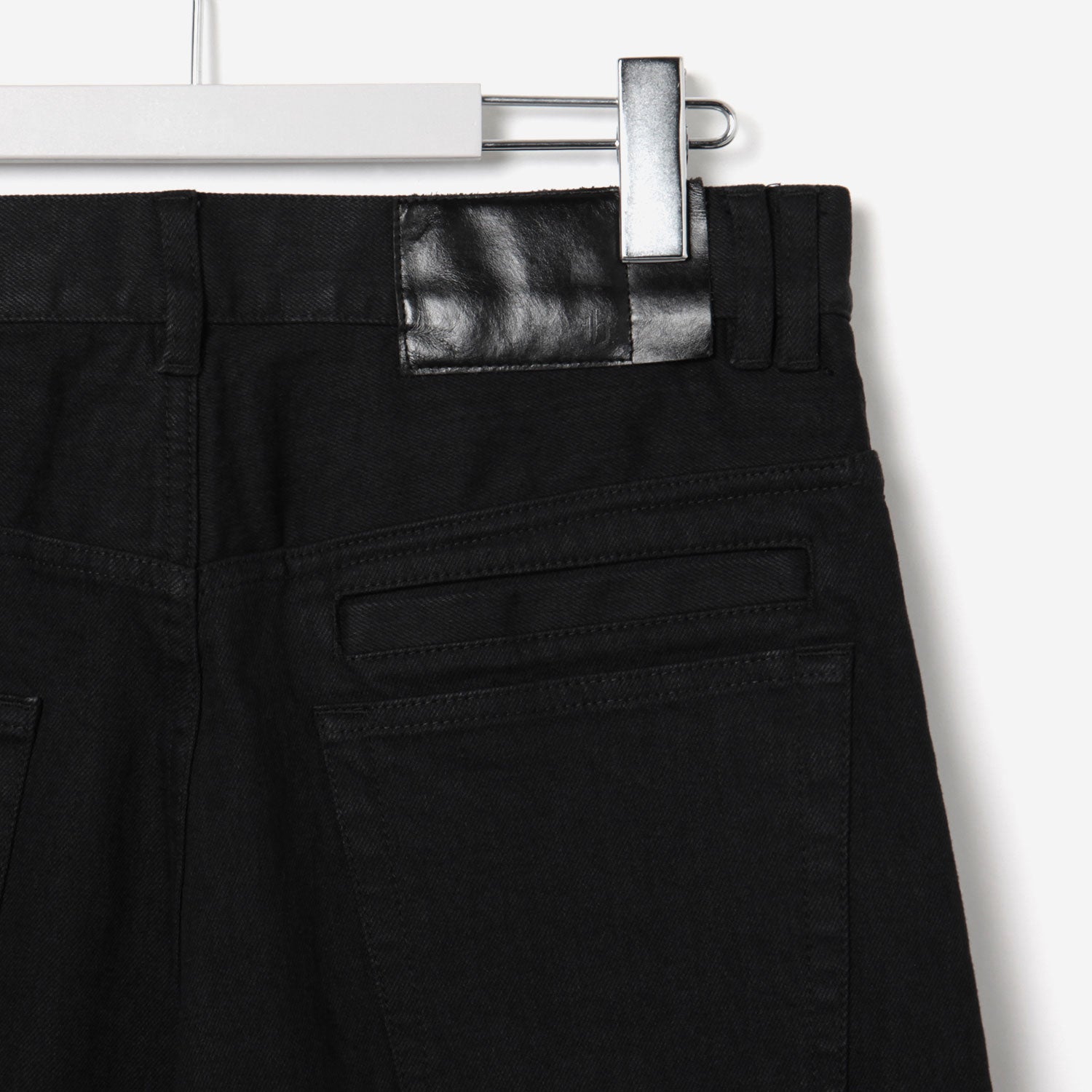 HAUSER / Super Wide Denim Pants / black – th products