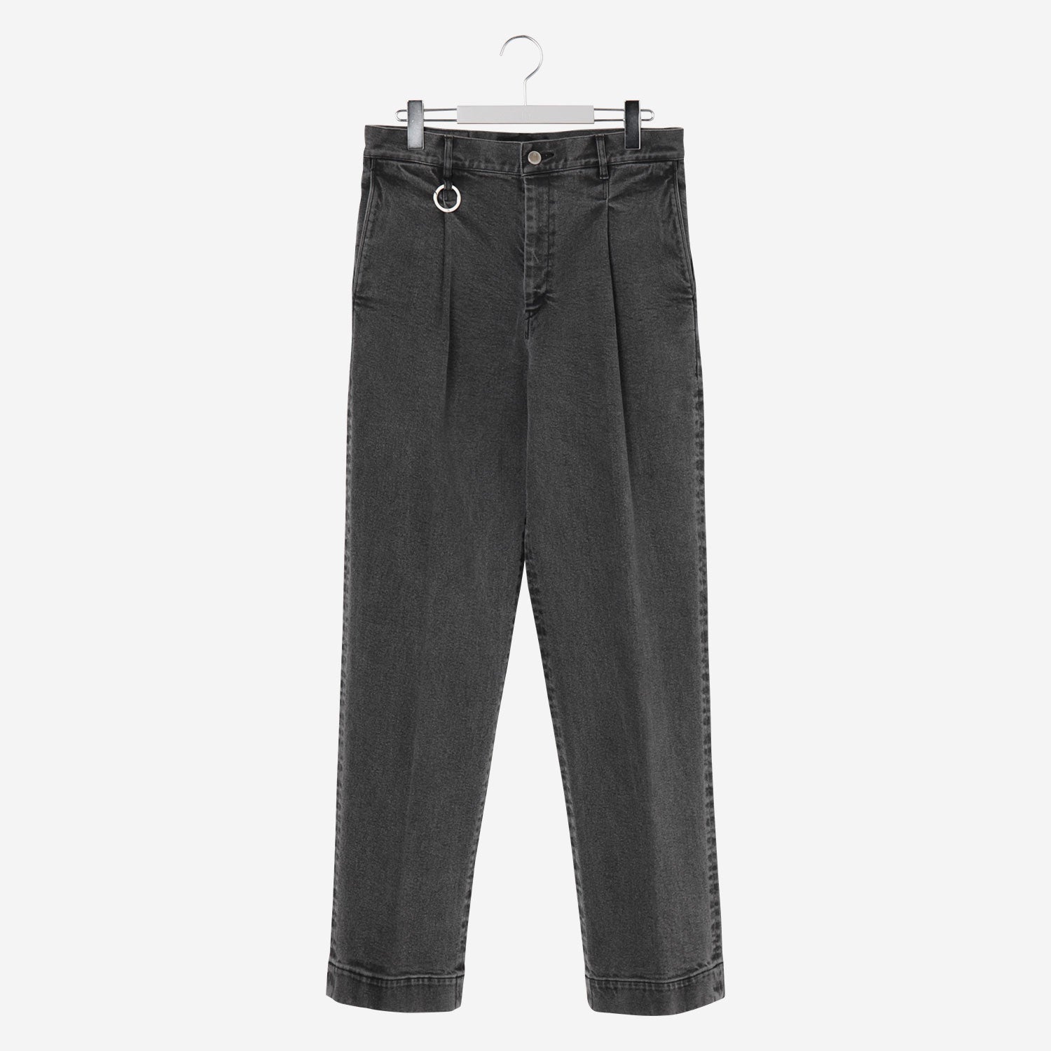 ALBER / Tapered Denim Pants / fade gray