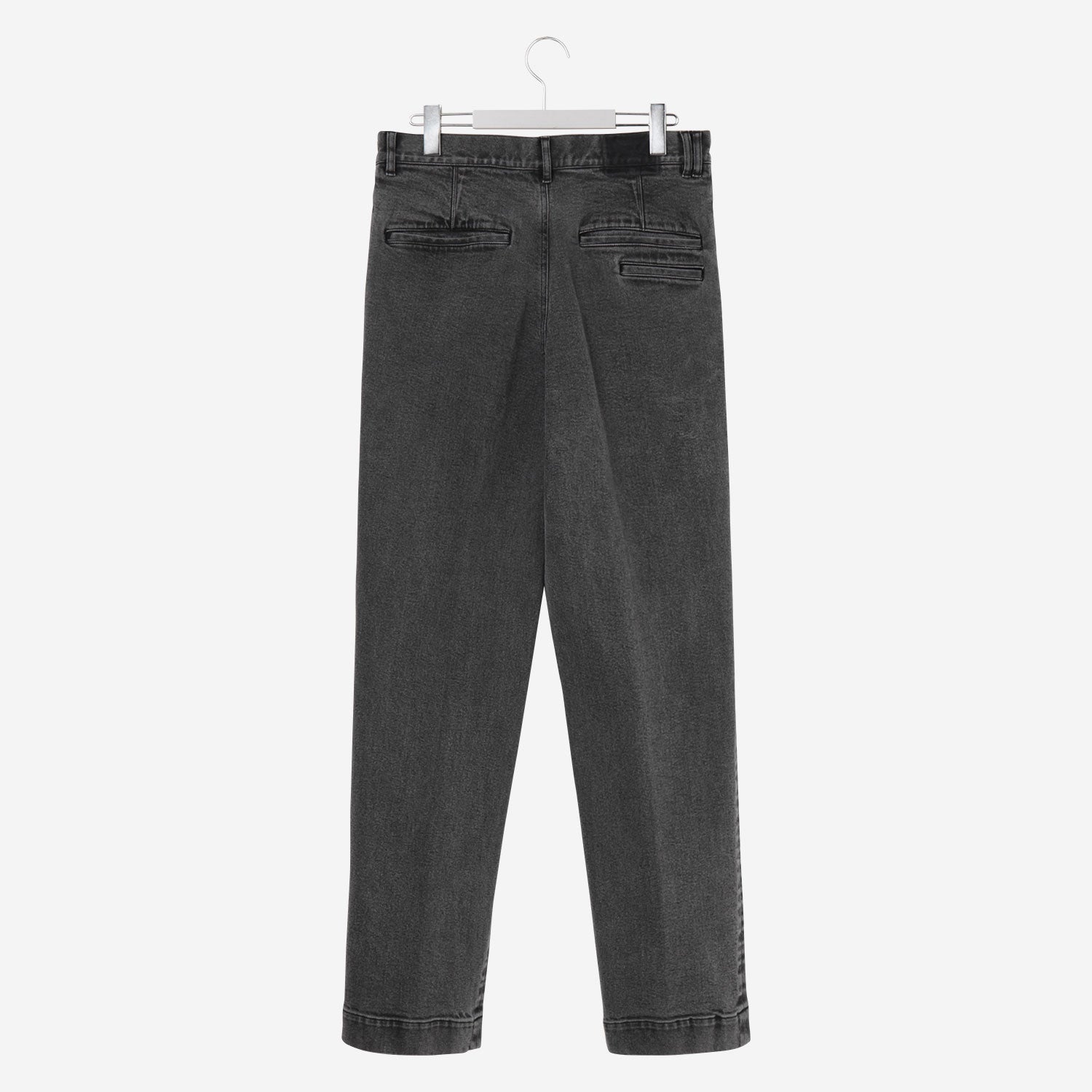 ALBER / Tapered Denim Pants / fade gray