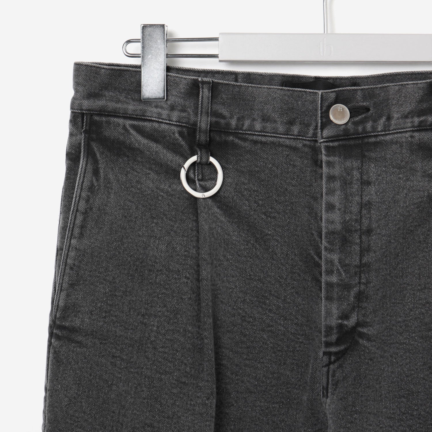 ALBER / Tapered Denim Pants / fade gray