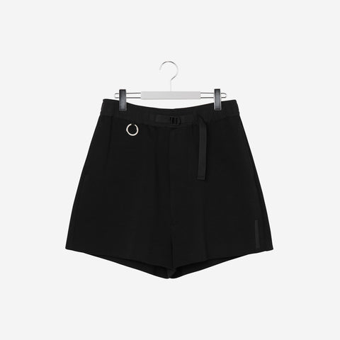 Drape Short Pants / black