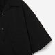Open collar Shirt / black