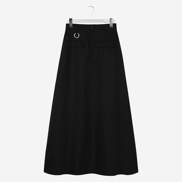 A line Skirt / black