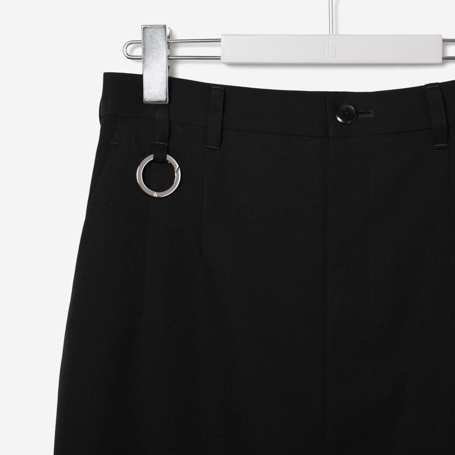 Long Open Skirt / black