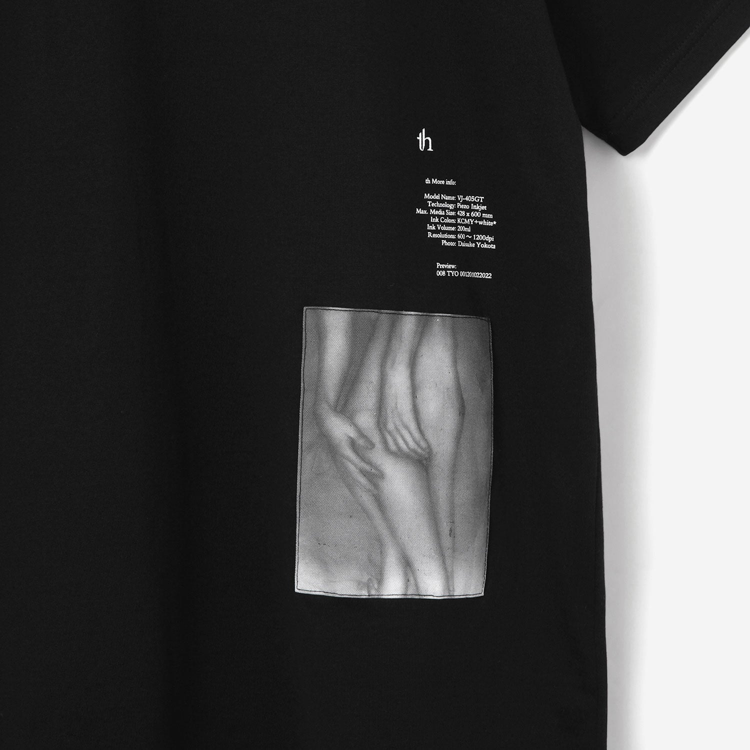 Print T-Shirt / black corpus