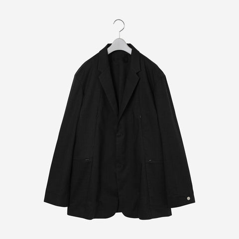 Technical Wool Jacket / black
