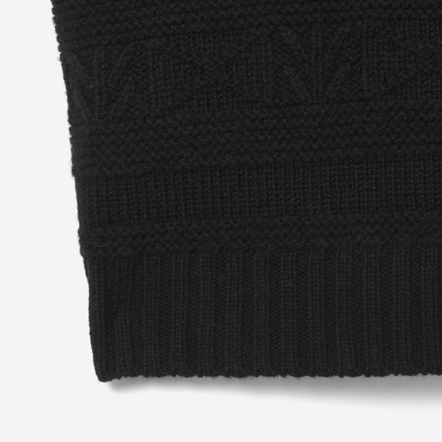 Hunting Knit Vest / black