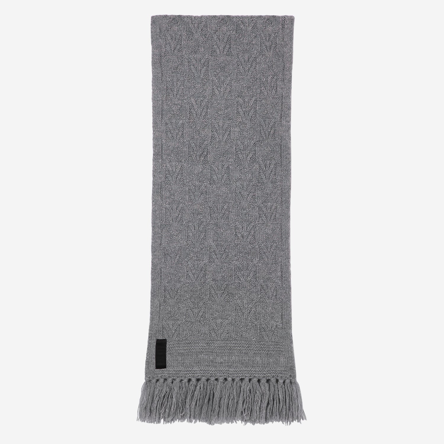 Knit Scarf / gray