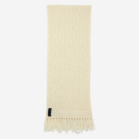 Knit Scarf / white